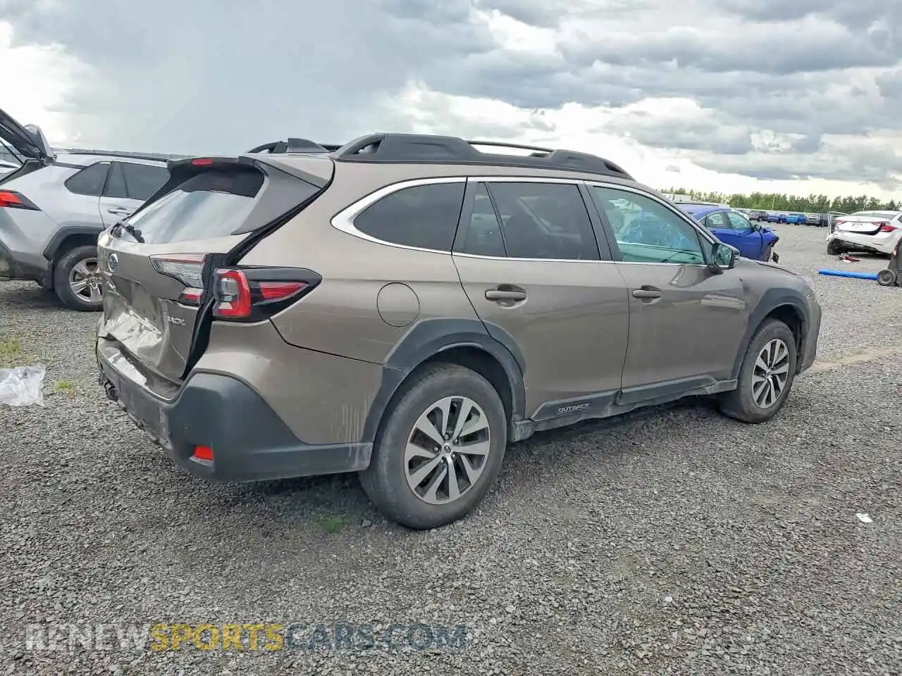 3 Фотография поврежденного автомобиля 4S4BTDEC1R3129401 SUBARU OUTBACK 2024