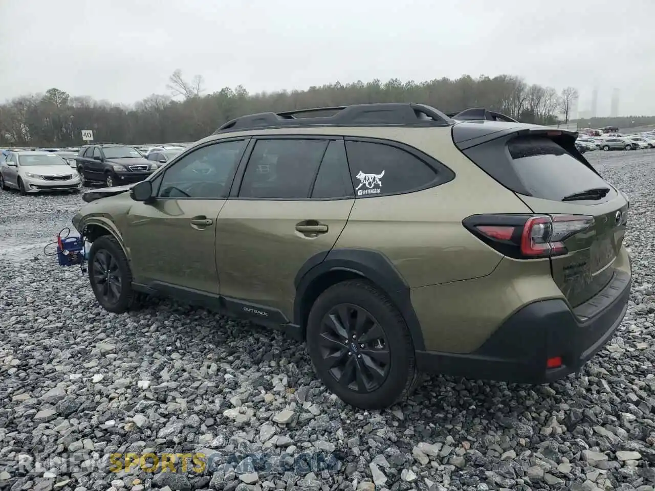 2 Photograph of a damaged car 4S4BTGLD1R3133445 SUBARU OUTBACK 2024
