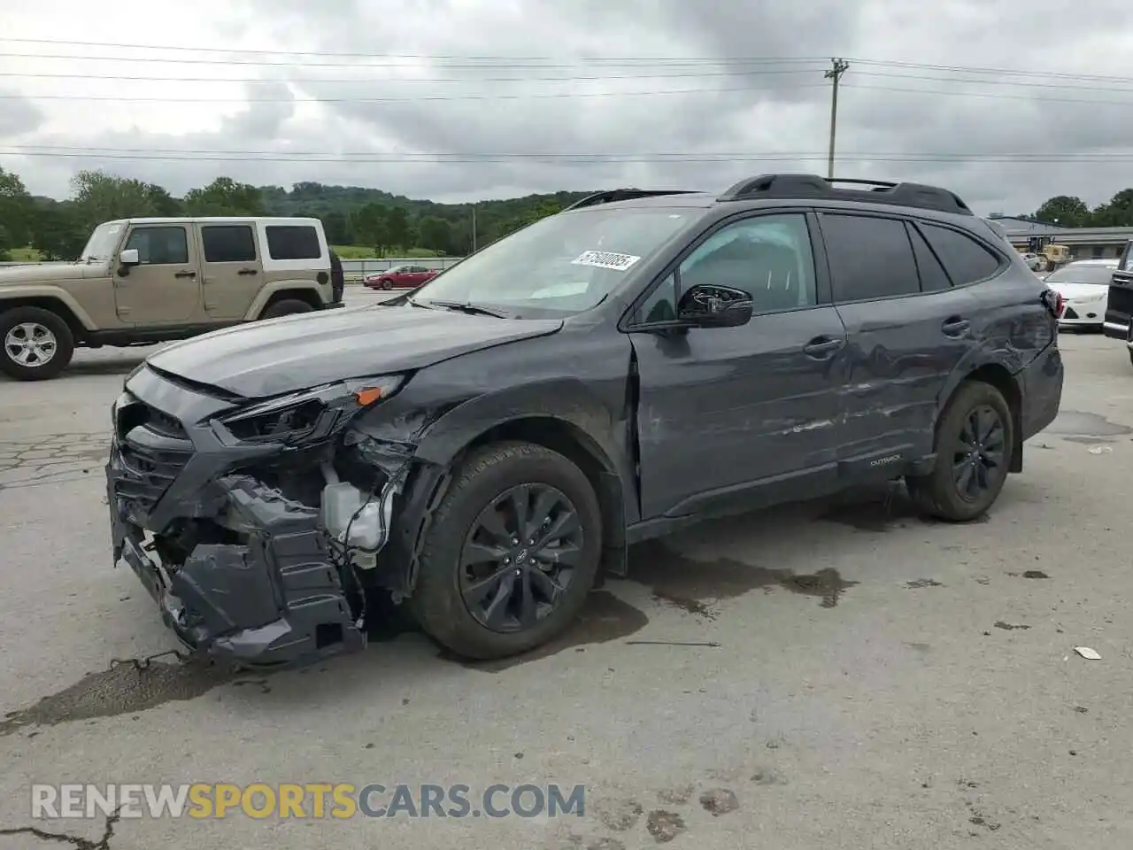 1 Photograph of a damaged car 4S4BTGLDXR3127482 SUBARU OUTBACK 2024