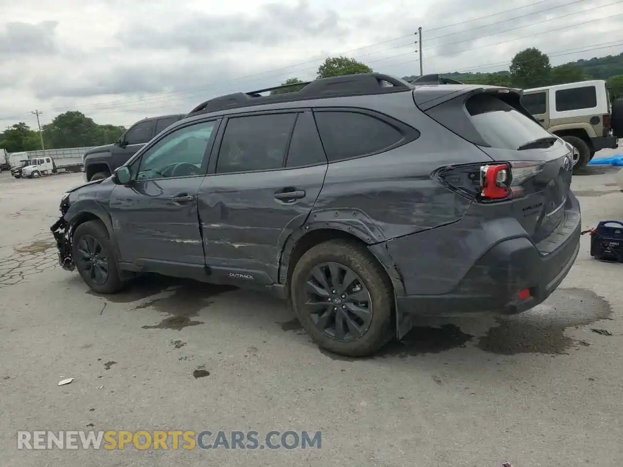 2 Photograph of a damaged car 4S4BTGLDXR3127482 SUBARU OUTBACK 2024