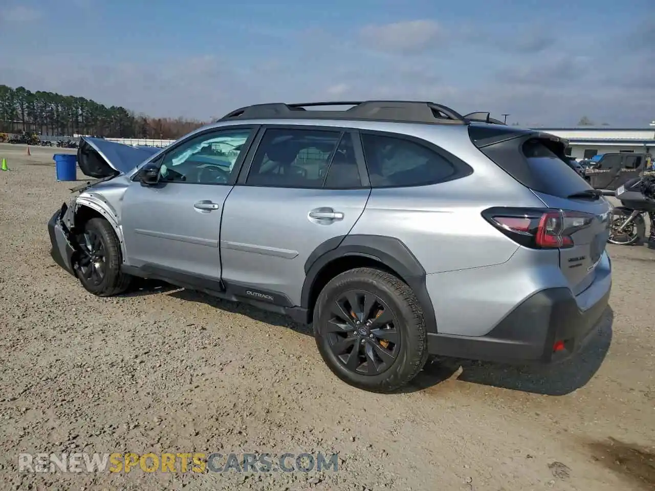 2 Photograph of a damaged car 4S4BTGLDXR3190677 SUBARU OUTBACK 2024
