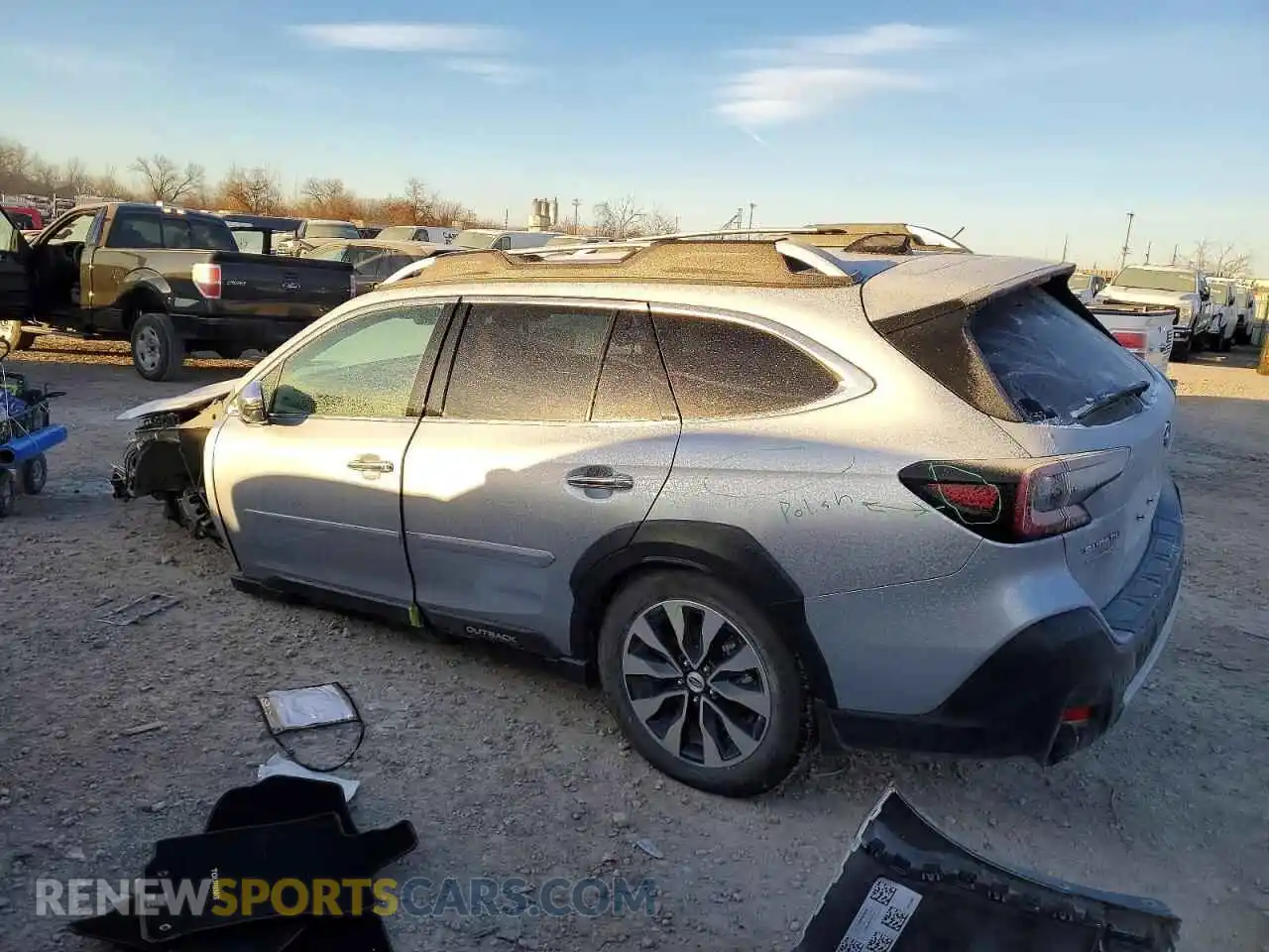 2 Photograph of a damaged car 4S4BTGPD1R3248234 SUBARU OUTBACK 2024