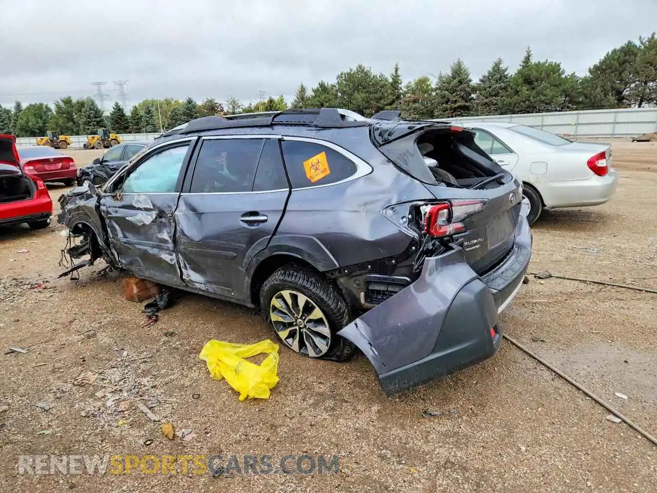 2 Photograph of a damaged car 4S4BTGPD3R3232990 SUBARU OUTBACK 2024