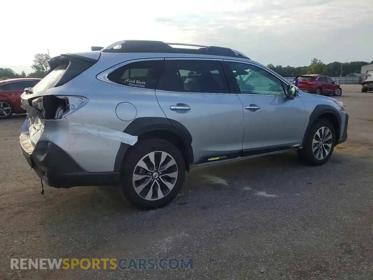 3 fotografías del automóvil dañado 4S4BTGPD3R3240393 SUBARU OUTBACK 2024