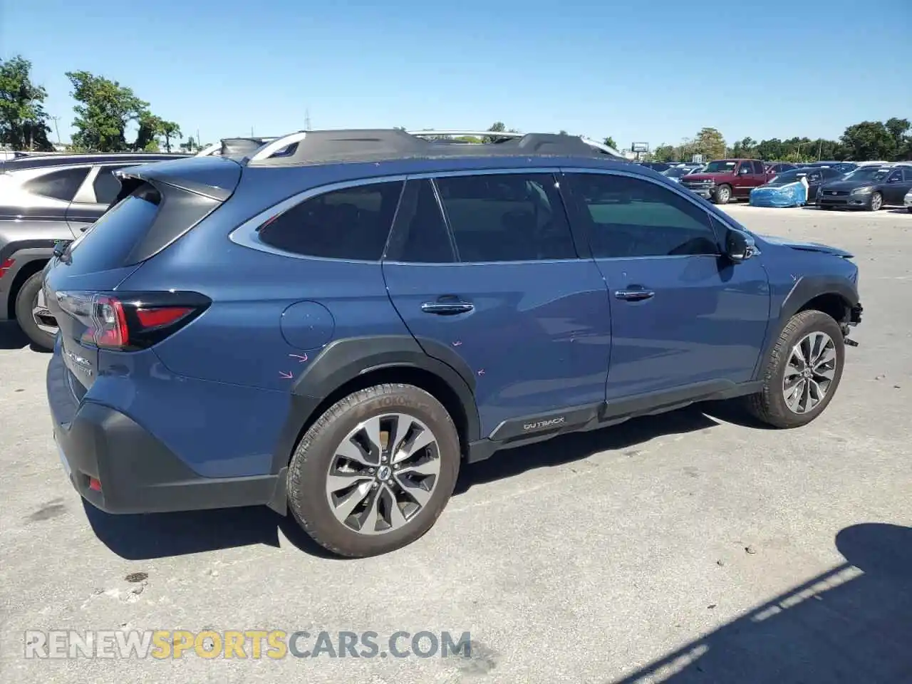 3 fotografías del automóvil dañado 4S4BTGPD3R3297368 SUBARU OUTBACK 2024