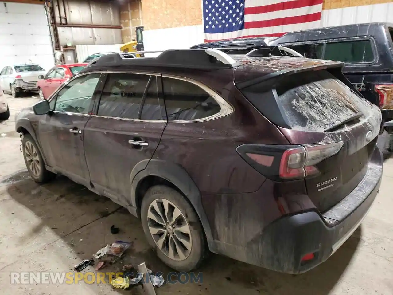 2 Photograph of a damaged car 4S4BTGPD9R3167546 SUBARU OUTBACK 2024