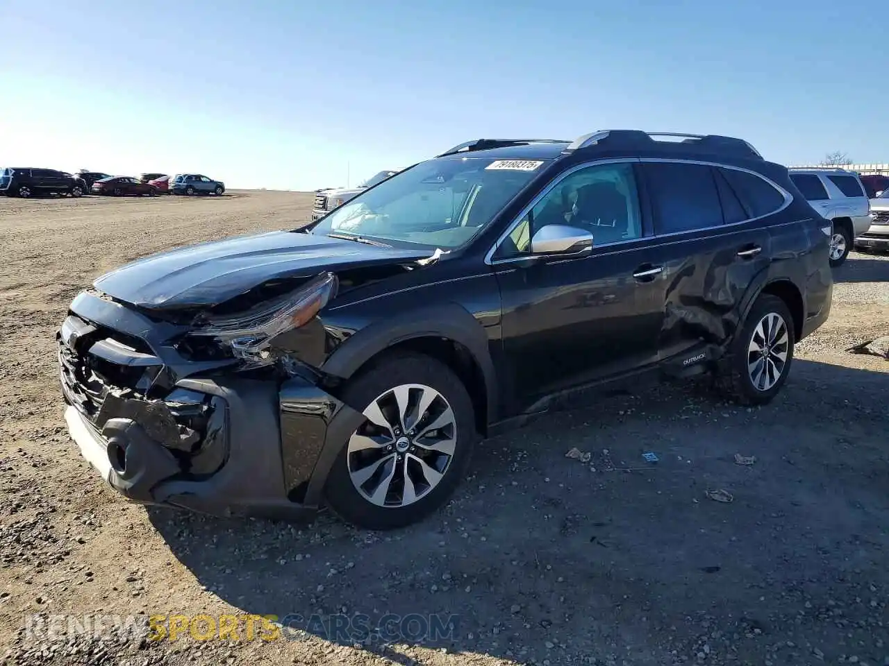 1 Photograph of a damaged car 4S4BTGPDXR3281717 SUBARU OUTBACK 2024