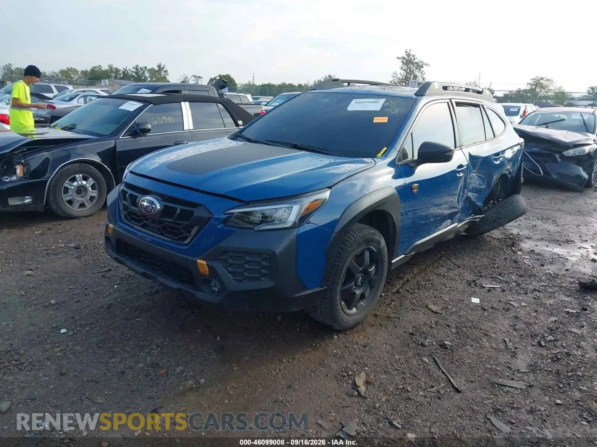2 fotografías del automóvil dañado 4S4BTGUD1R3234080 SUBARU OUTBACK 2024