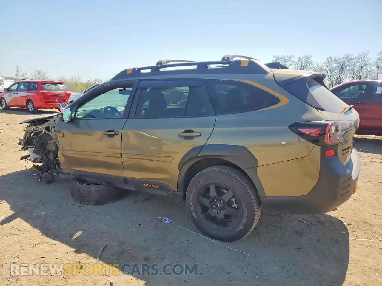 2 Photograph of a damaged car 4S4BTGUD6R3150031 SUBARU OUTBACK 2024
