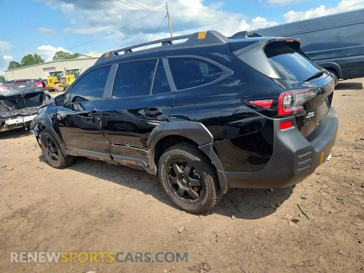 2 Photograph of a damaged car 4S4BTGUD7R3299838 SUBARU OUTBACK 2024