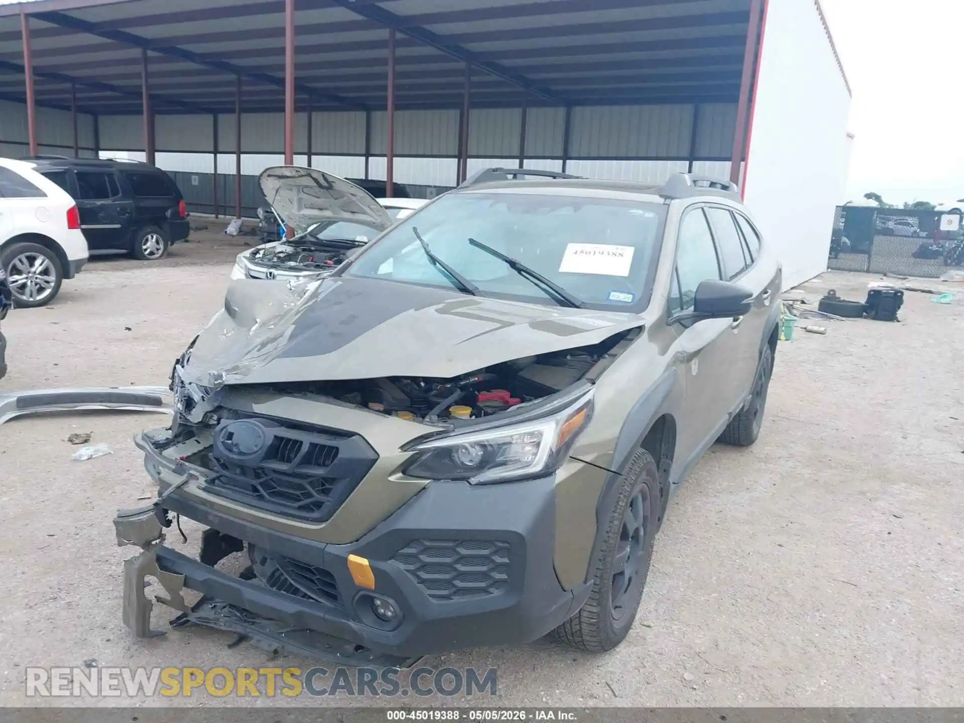 2 Фотография поврежденного автомобиля 4S4BTGUD9R3198865 SUBARU OUTBACK 2024