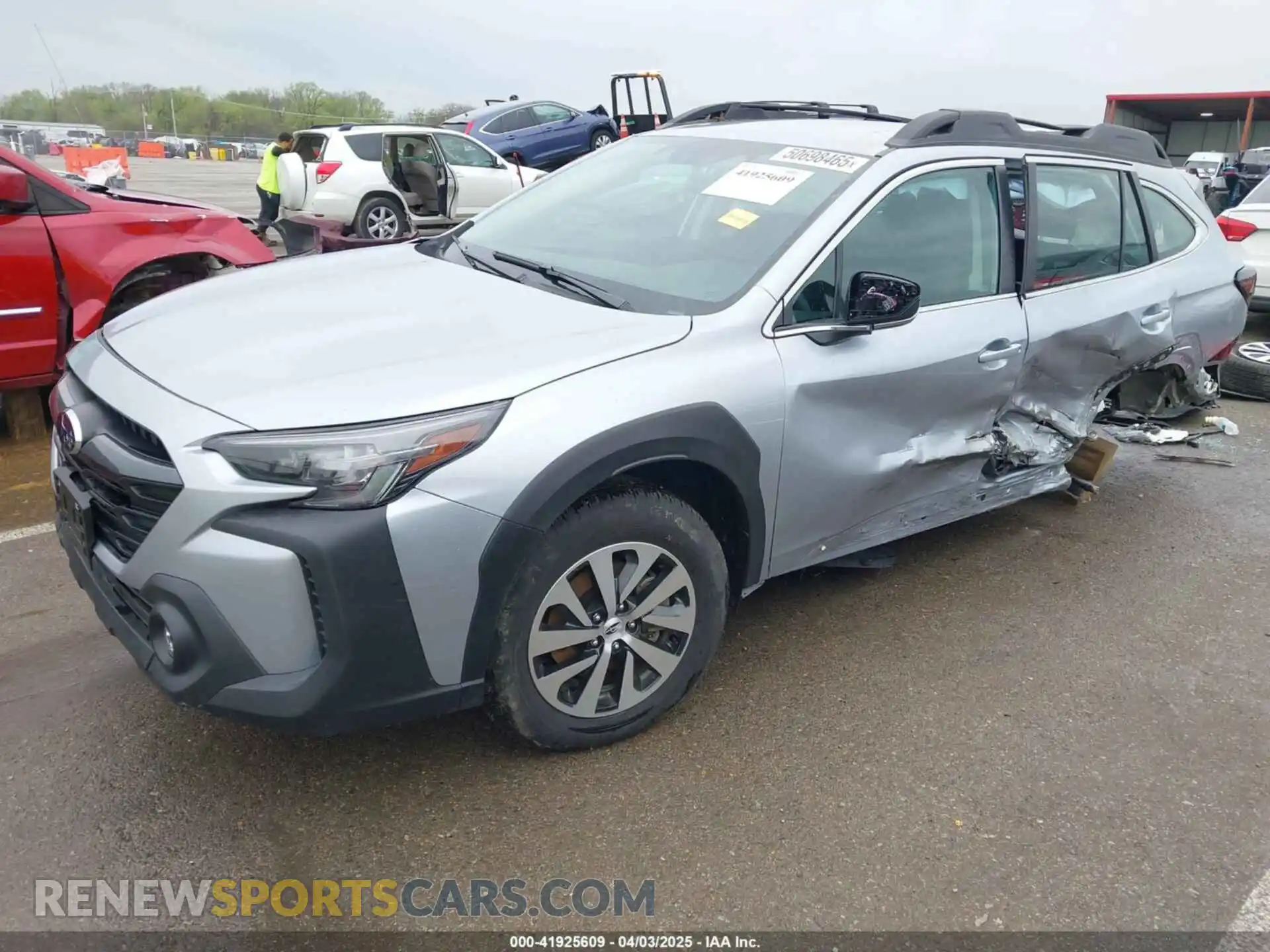2 Photograph of a damaged car 4S4BTAAC4S3178120 SUBARU OUTBACK 2025