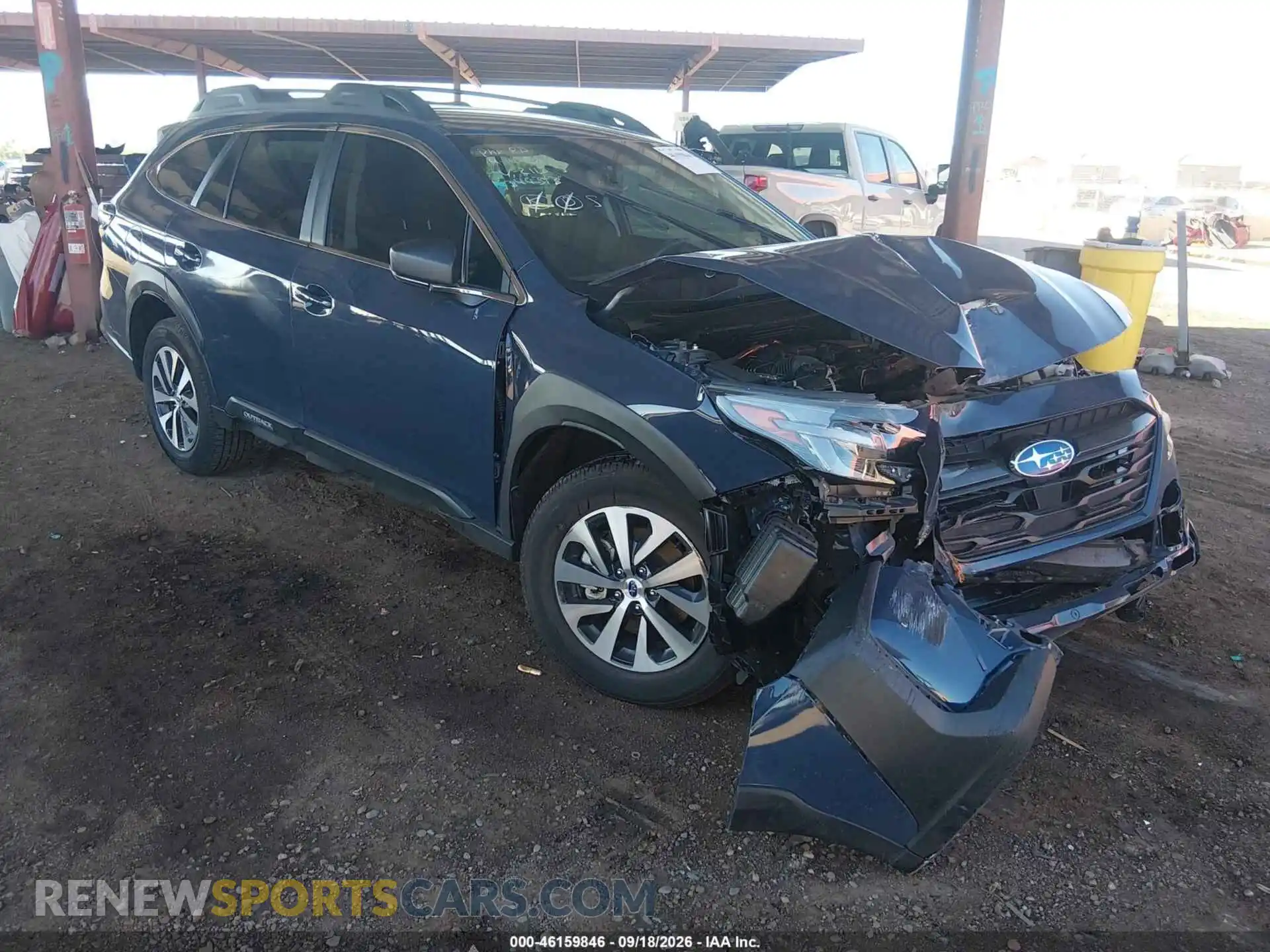 1 Photograph of a damaged car 4S4BTAAC5S3211805 SUBARU OUTBACK 2025