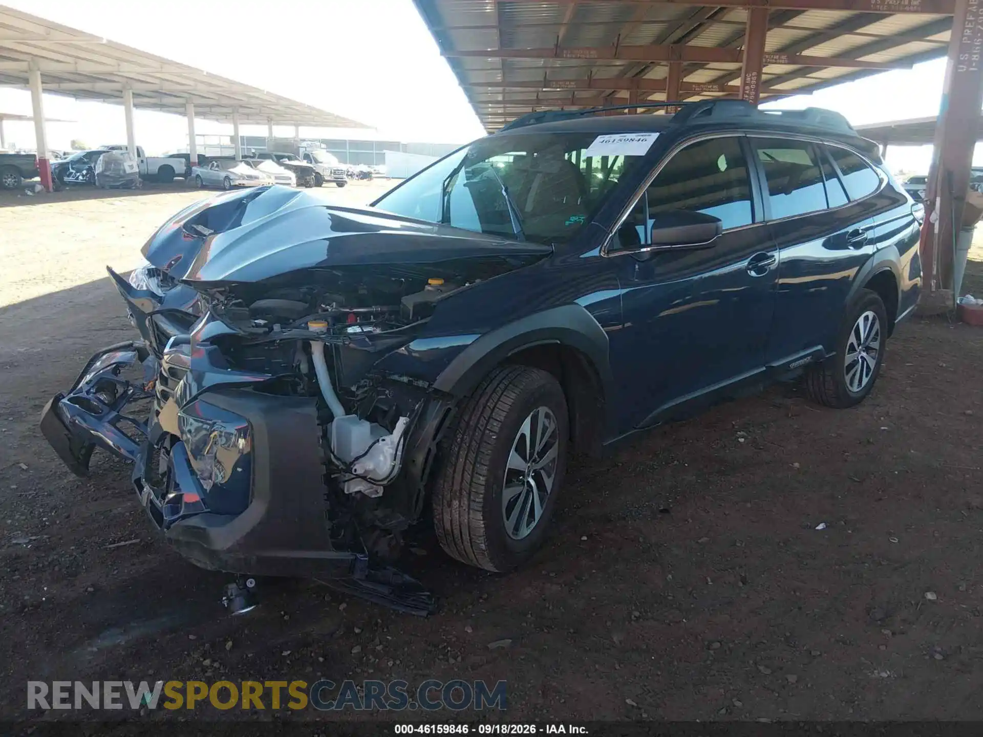 2 Photograph of a damaged car 4S4BTAAC5S3211805 SUBARU OUTBACK 2025