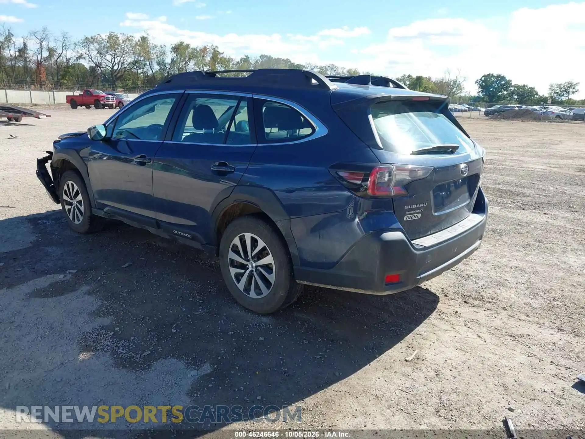 3 fotografías del automóvil dañado 4S4BTAAC6S3106822 SUBARU OUTBACK 2025