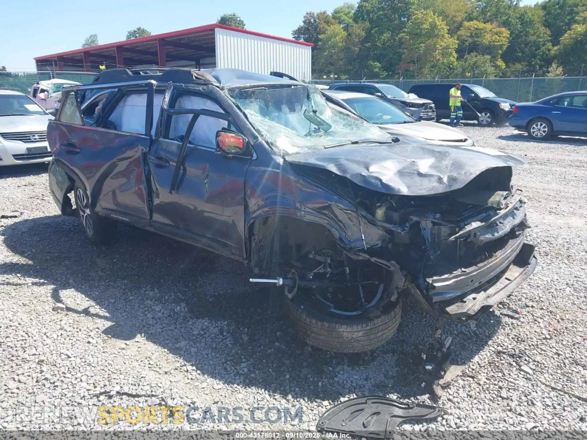 1 Photograph of a damaged car 4S4BTAAC8S3158291 SUBARU OUTBACK 2025