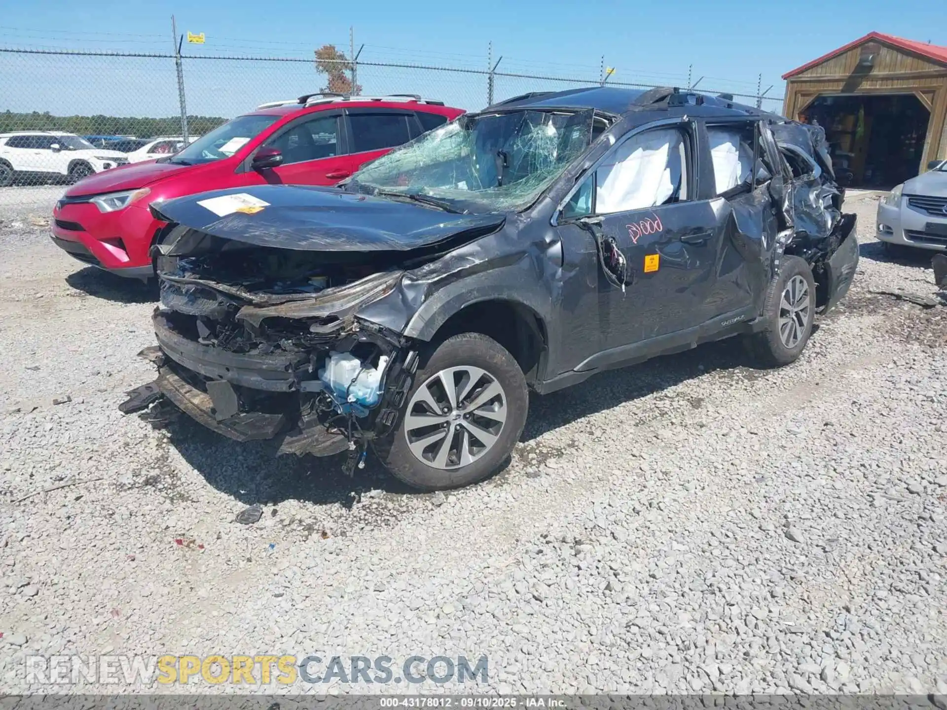 2 Photograph of a damaged car 4S4BTAAC8S3158291 SUBARU OUTBACK 2025