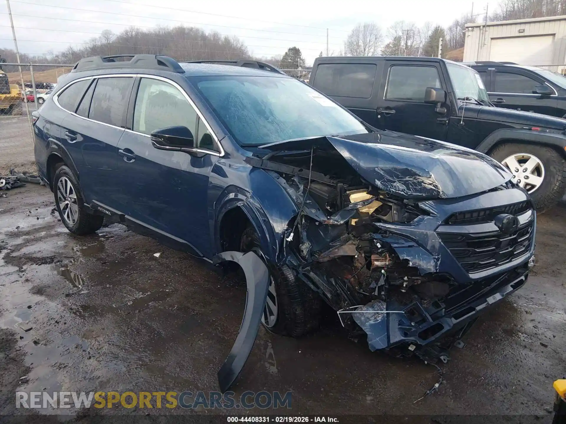 1 Photograph of a damaged car 4S4BTACC0S3178029 SUBARU OUTBACK 2025
