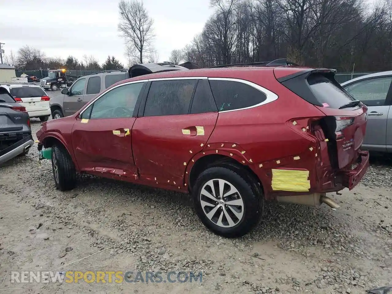 2 Photograph of a damaged car 4S4BTACC1S3237136 SUBARU OUTBACK 2025