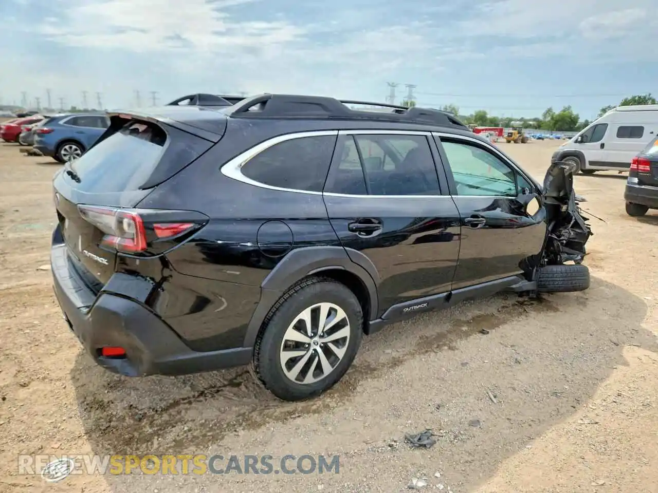 3 fotografías del automóvil dañado 4S4BTACC3S3110209 SUBARU OUTBACK 2025