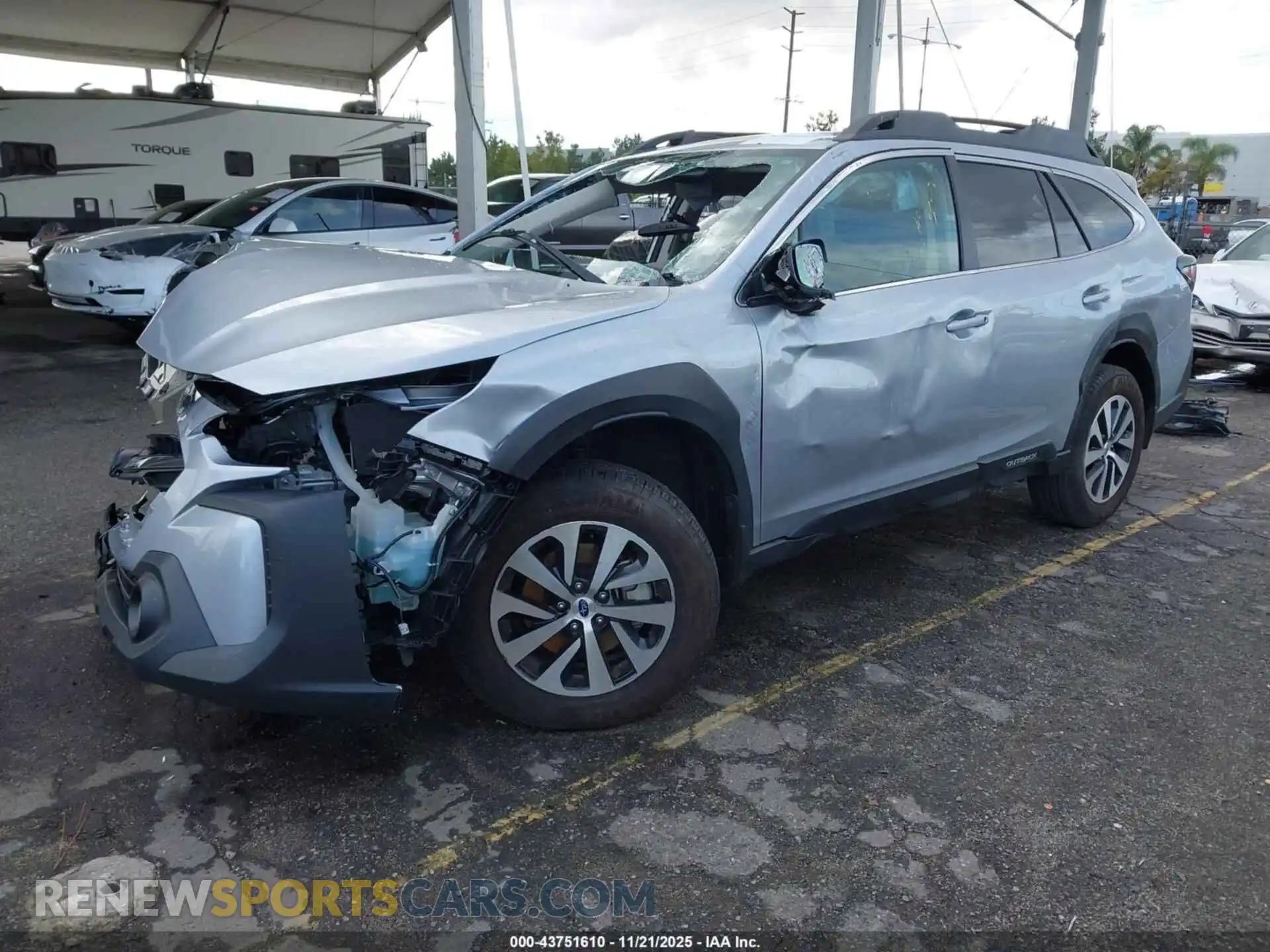 2 fotografías del automóvil dañado 4S4BTACC5S3123690 SUBARU OUTBACK 2025