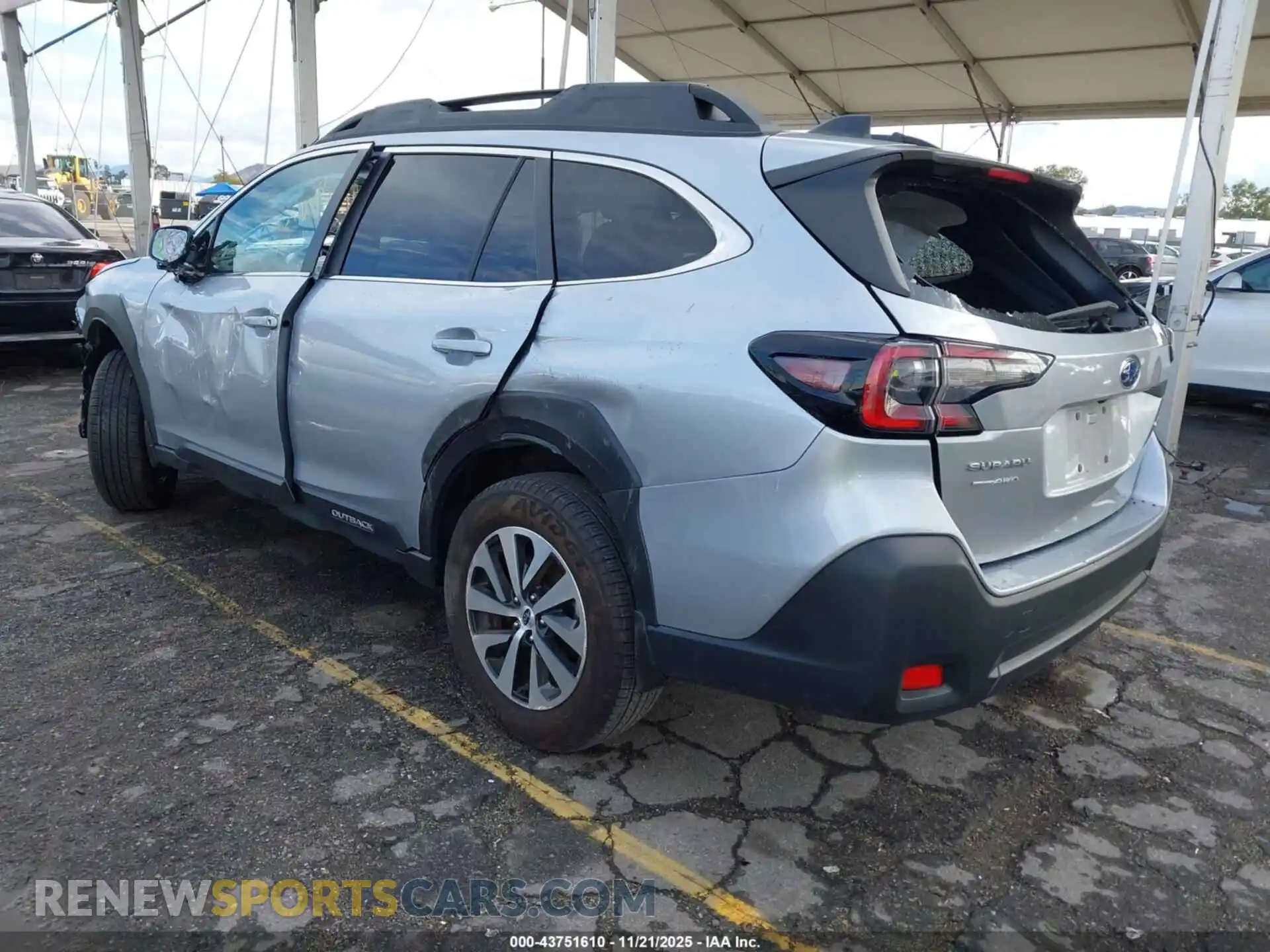 3 fotografías del automóvil dañado 4S4BTACC5S3123690 SUBARU OUTBACK 2025