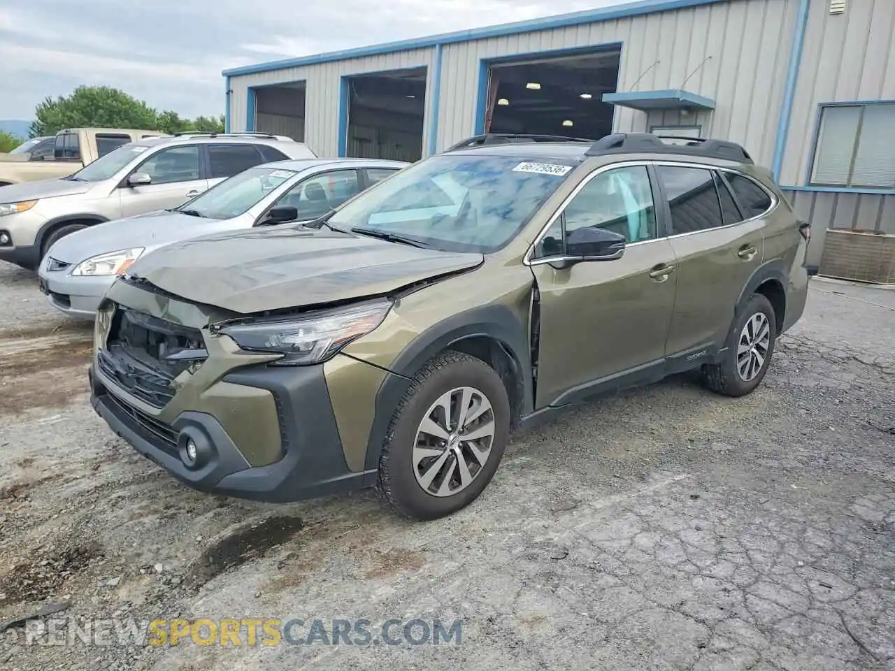 1 Photograph of a damaged car 4S4BTACC5S3179595 SUBARU OUTBACK 2025