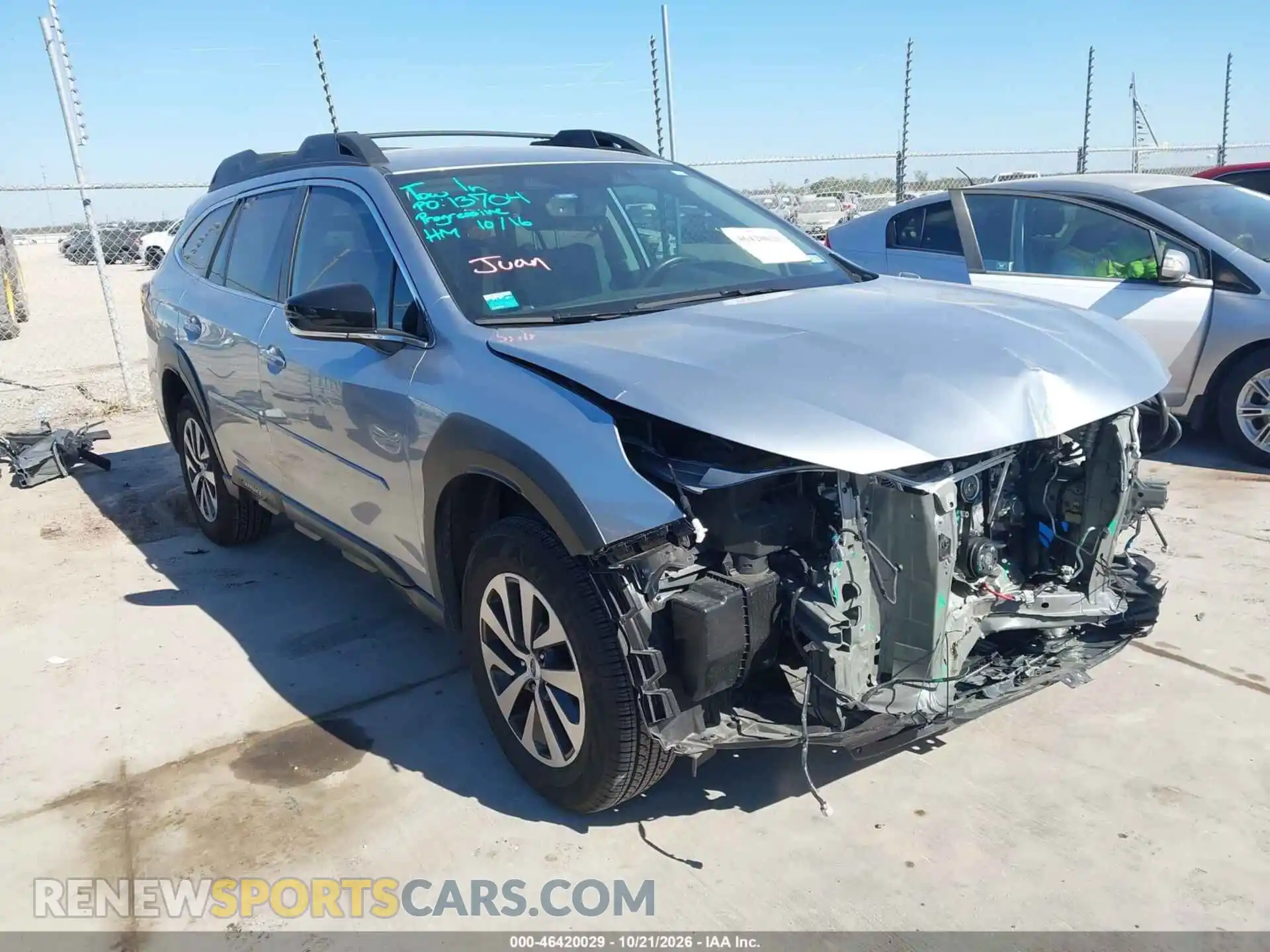 1 Photograph of a damaged car 4S4BTACC6S3265675 SUBARU OUTBACK 2025