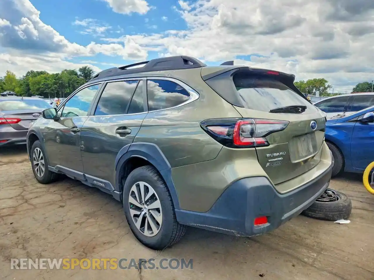 2 fotografías del automóvil dañado 4S4BTACCXS3237166 SUBARU OUTBACK 2025