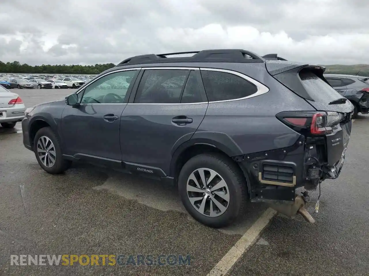 2 Photograph of a damaged car 4S4BTADC0S3129685 SUBARU OUTBACK 2025