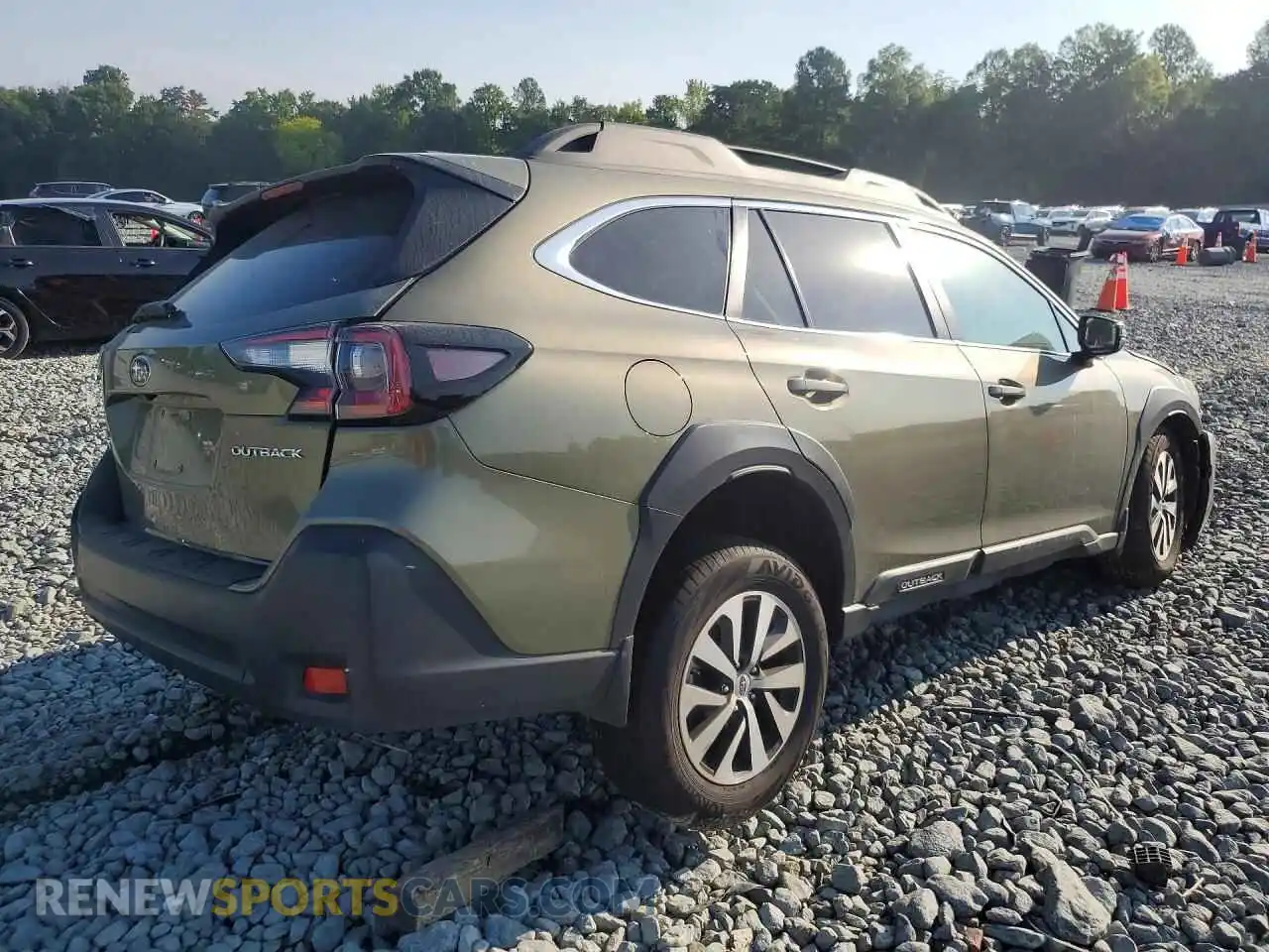 3 fotografías del automóvil dañado 4S4BTADC0S3317249 SUBARU OUTBACK 2025
