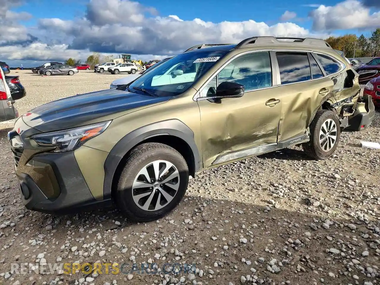 1 Photograph of a damaged car 4S4BTADC1S3316482 SUBARU OUTBACK 2025