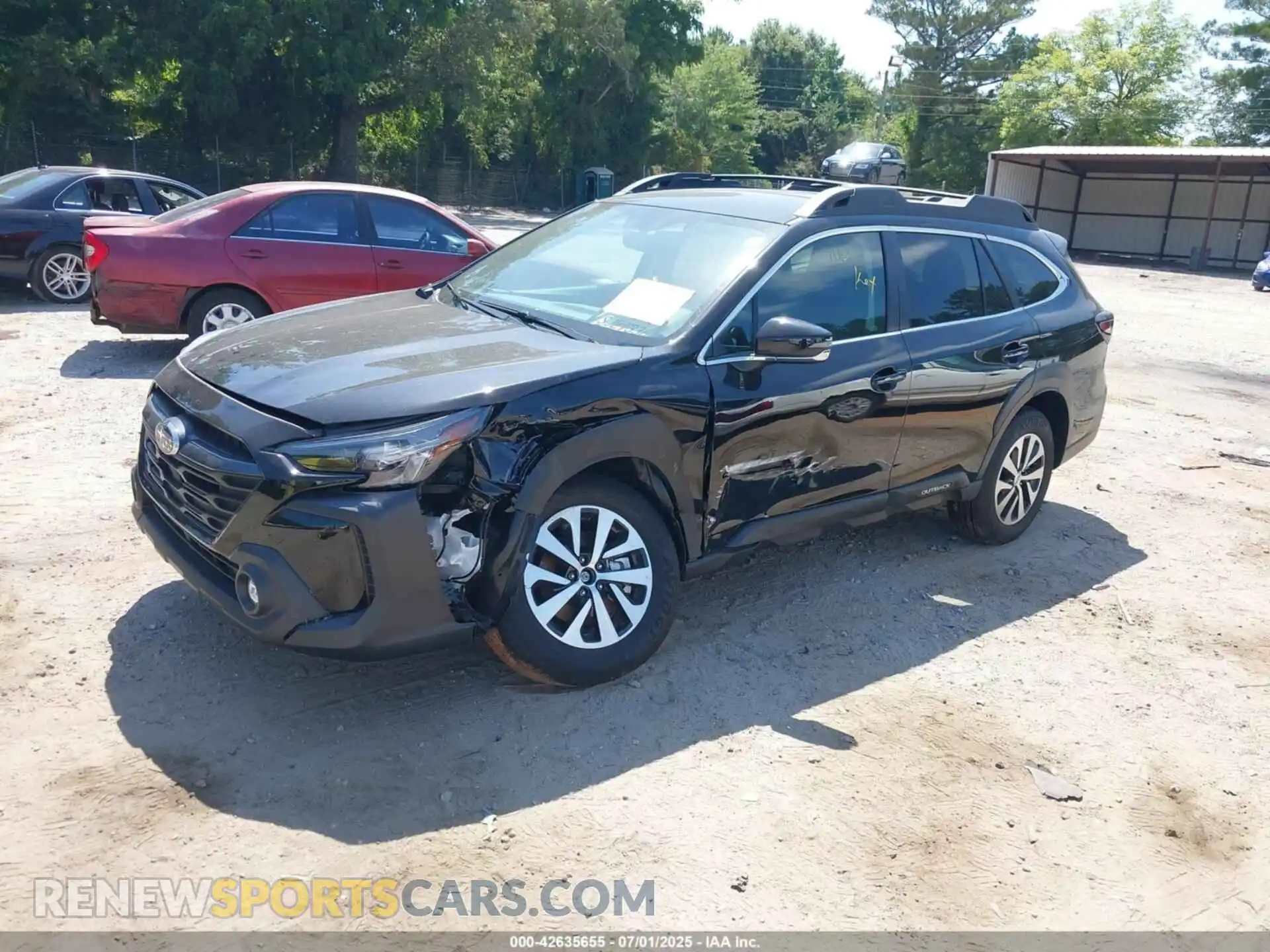 2 Photograph of a damaged car 4S4BTADC2S3142857 SUBARU OUTBACK 2025
