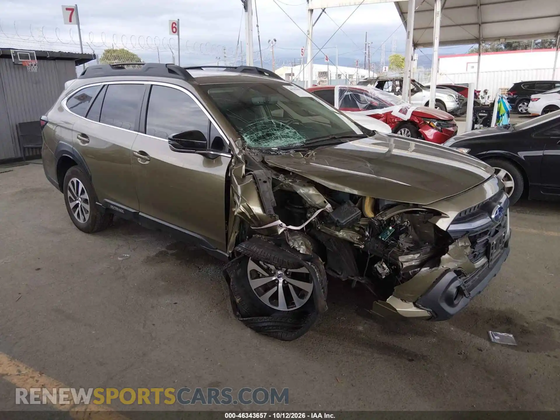1 Photograph of a damaged car 4S4BTADC2S3244420 SUBARU OUTBACK 2025