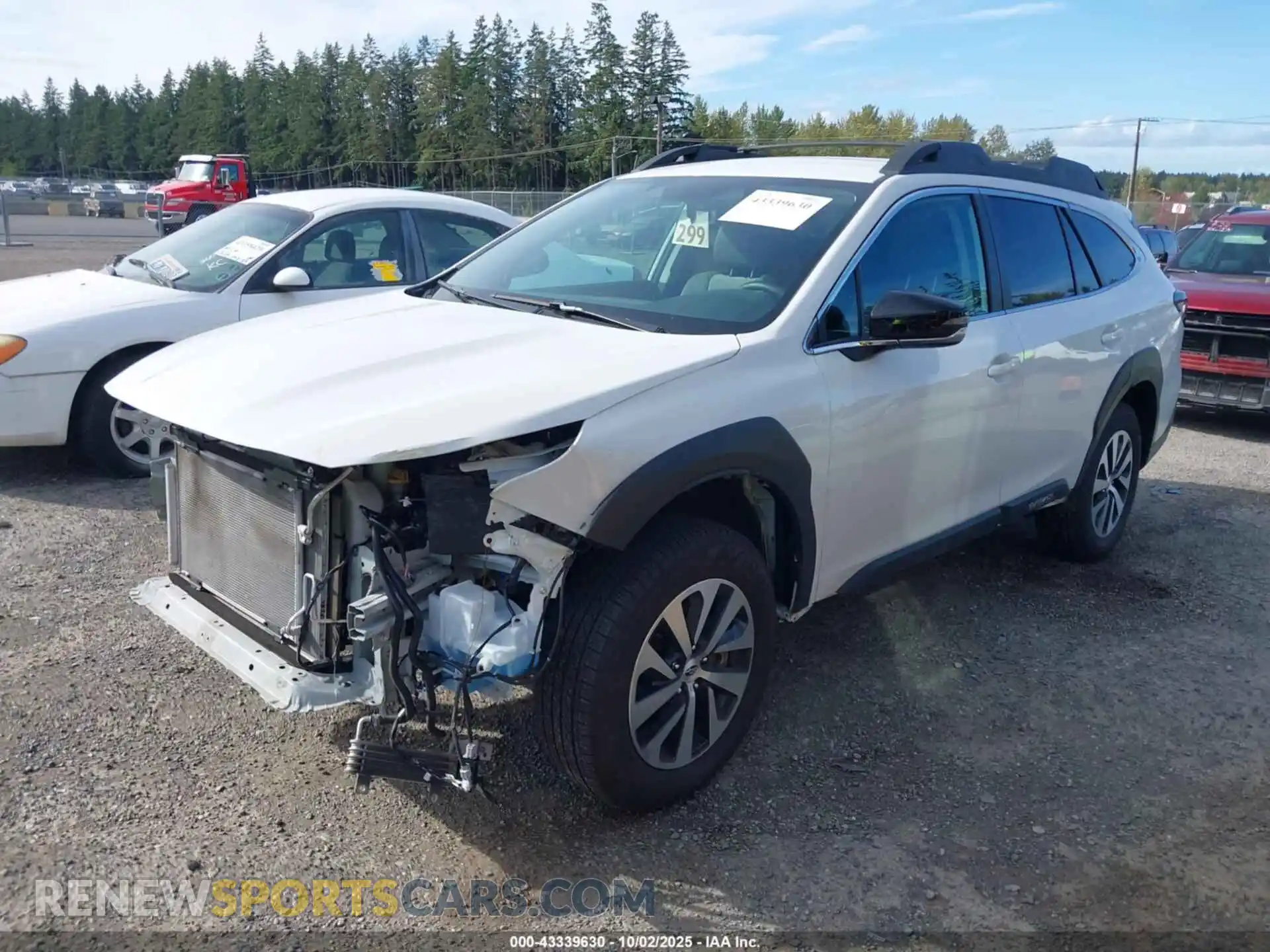 2 Photograph of a damaged car 4S4BTADC6S3166191 SUBARU OUTBACK 2025
