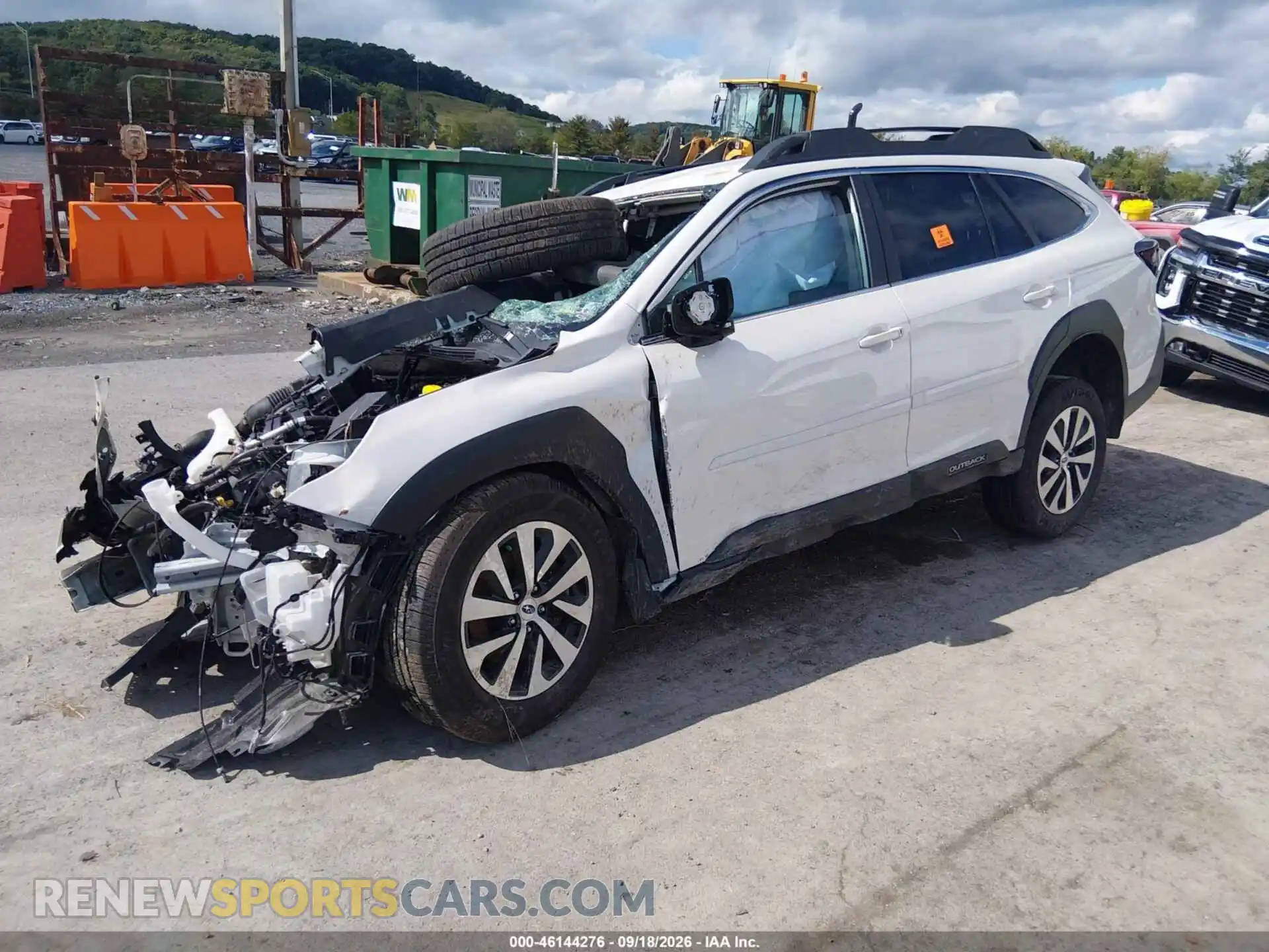2 Photograph of a damaged car 4S4BTADC6S3289943 SUBARU OUTBACK 2025