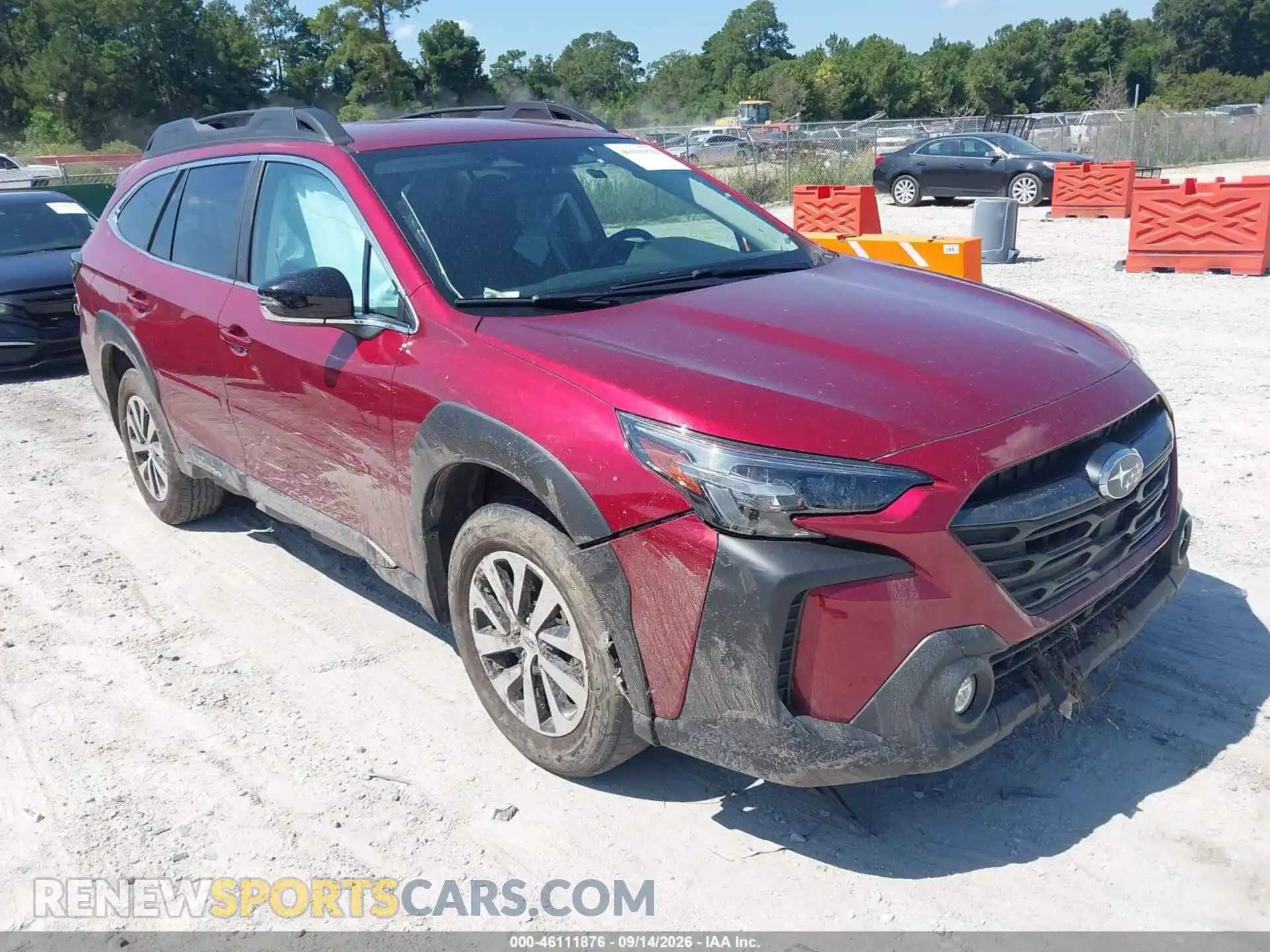 1 Photograph of a damaged car 4S4BTADC7S3226558 SUBARU OUTBACK 2025