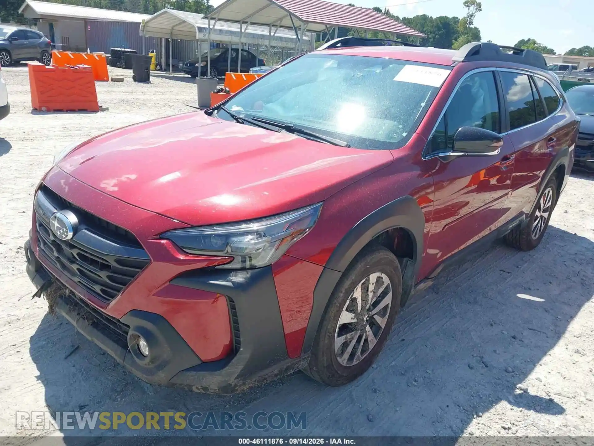 2 Photograph of a damaged car 4S4BTADC7S3226558 SUBARU OUTBACK 2025