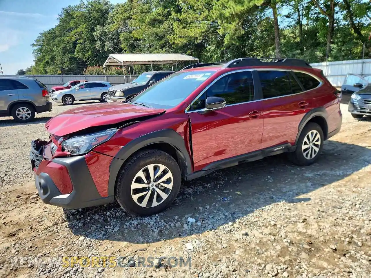 1 Photograph of a damaged car 4S4BTAFC0S3205922 SUBARU OUTBACK 2025