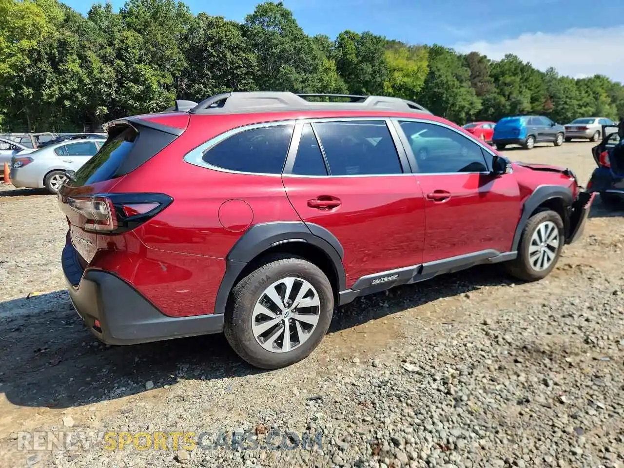 3 Photograph of a damaged car 4S4BTAFC0S3205922 SUBARU OUTBACK 2025