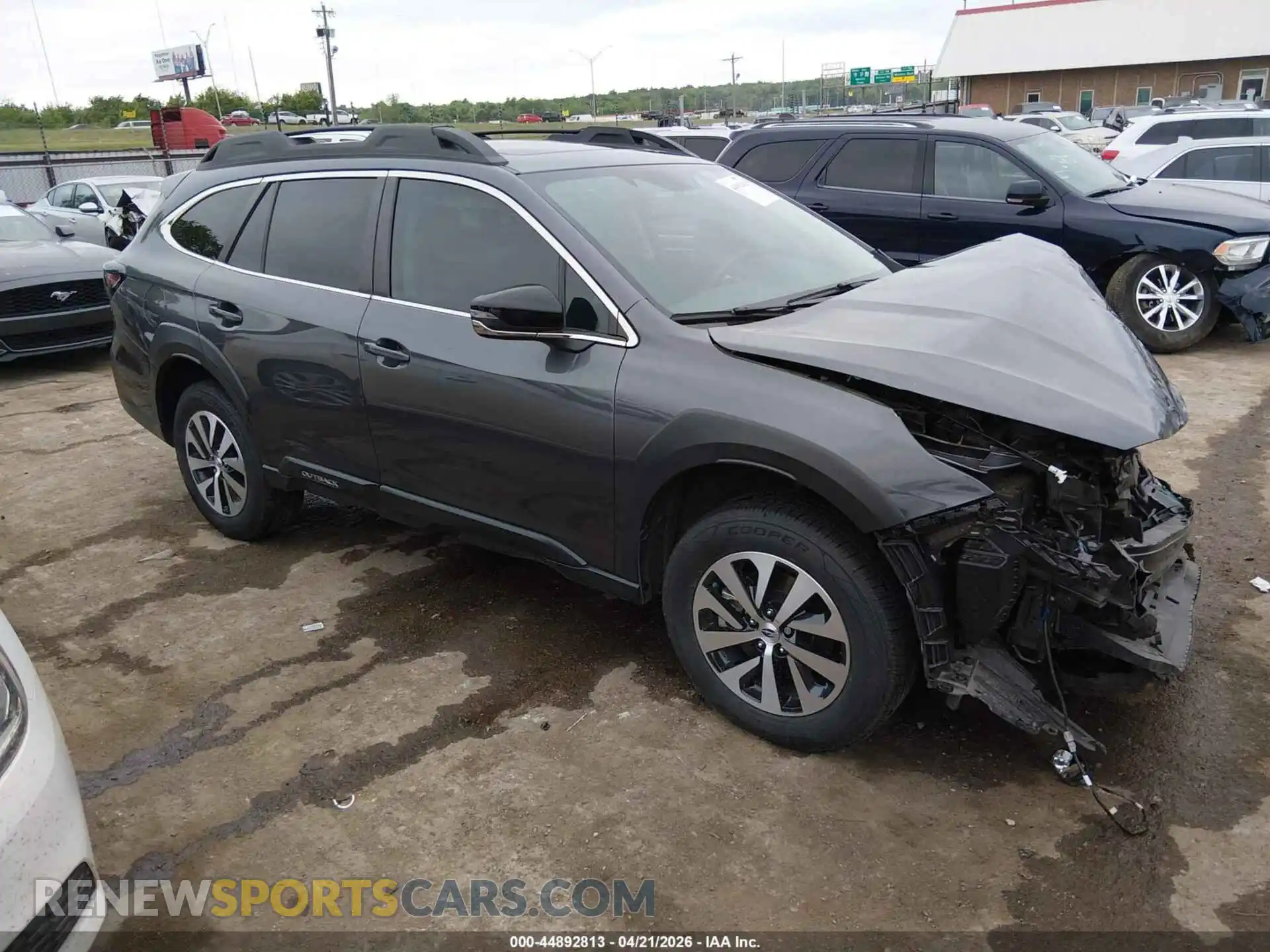 1 Photograph of a damaged car 4S4BTAFC2S3101156 SUBARU OUTBACK 2025