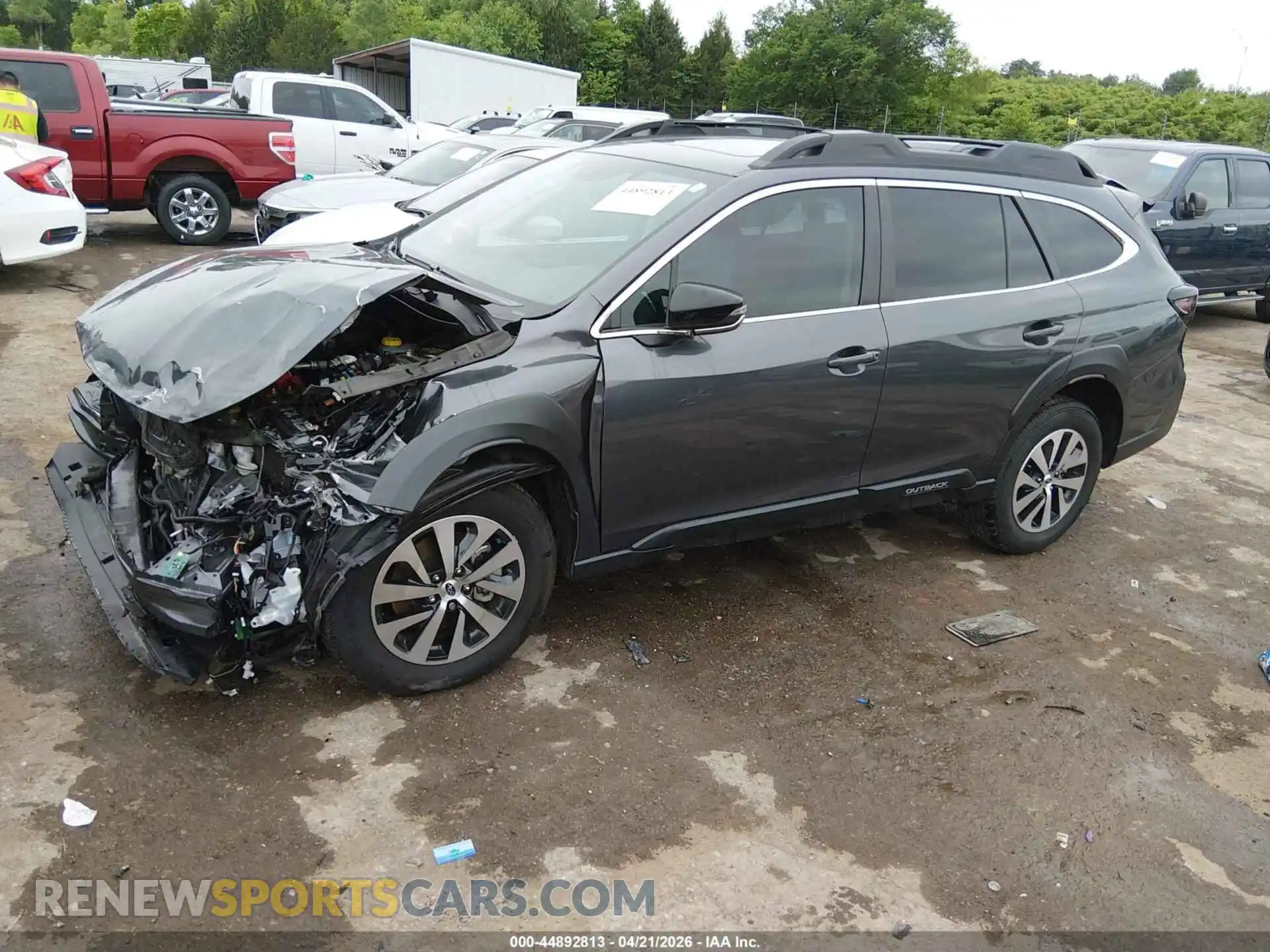 2 Photograph of a damaged car 4S4BTAFC2S3101156 SUBARU OUTBACK 2025