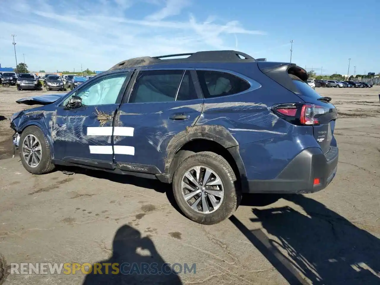 2 Photograph of a damaged car 4S4BTAFC2S3174060 SUBARU OUTBACK 2025