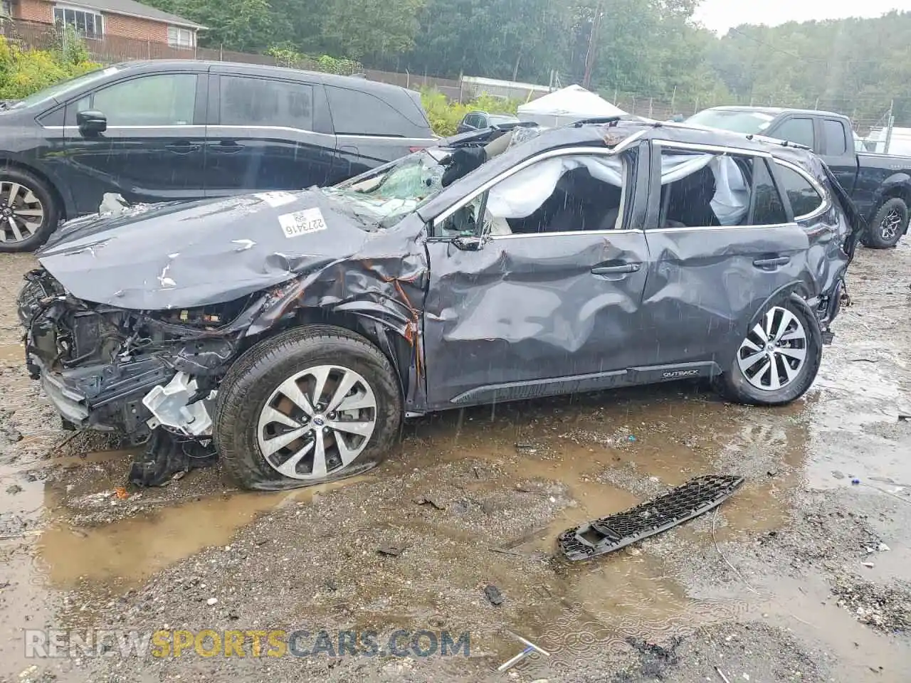 1 Photograph of a damaged car 4S4BTAFC2S3235309 SUBARU OUTBACK 2025