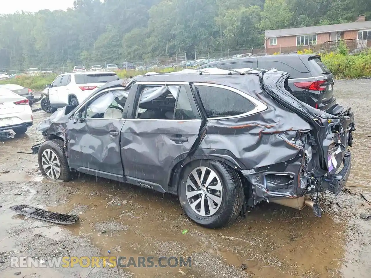 2 Photograph of a damaged car 4S4BTAFC2S3235309 SUBARU OUTBACK 2025