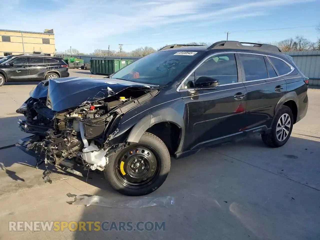 1 Photograph of a damaged car 4S4BTAFC4S3190275 SUBARU OUTBACK 2025