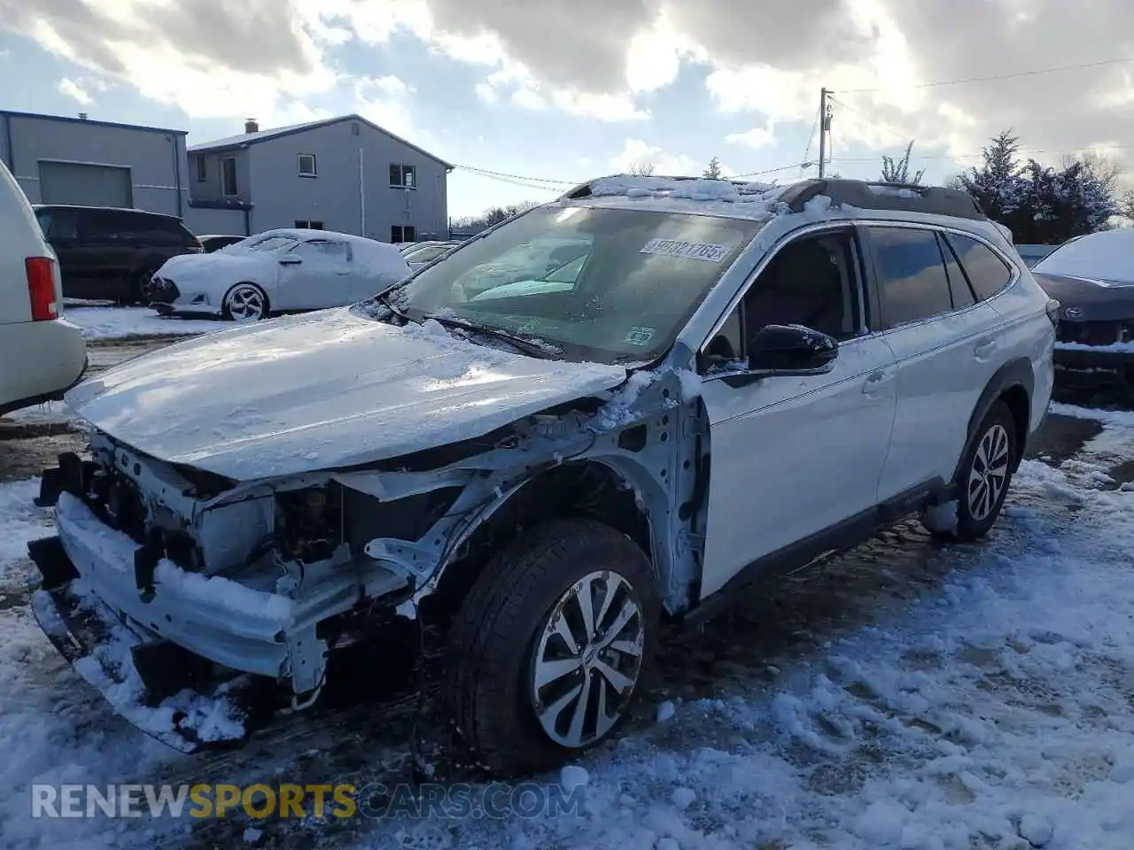 1 Photograph of a damaged car 4S4BTAFC4S3299710 SUBARU OUTBACK 2025