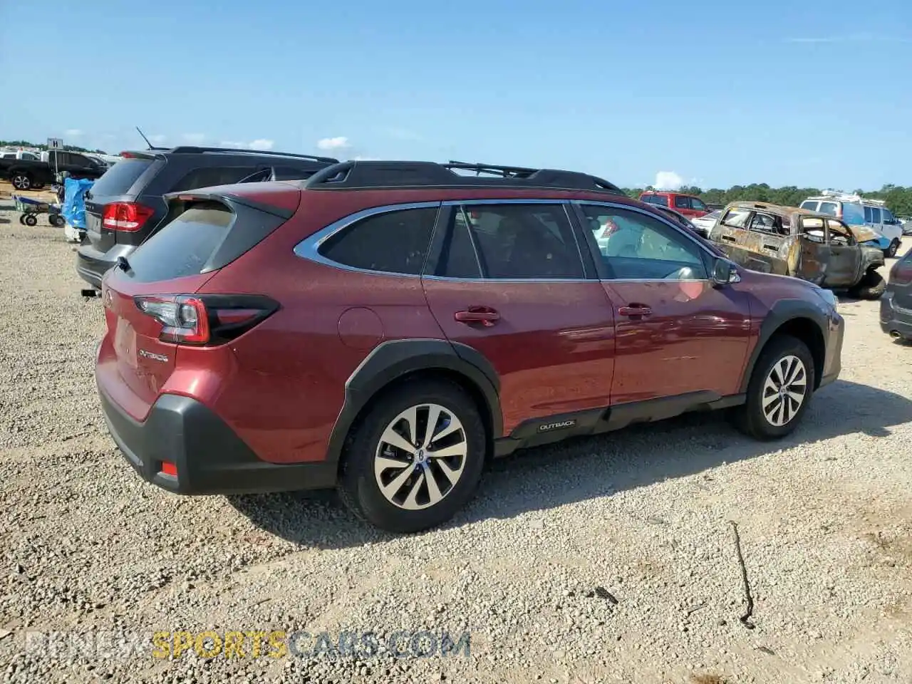 3 Photograph of a damaged car 4S4BTAFC5S3116900 SUBARU OUTBACK 2025