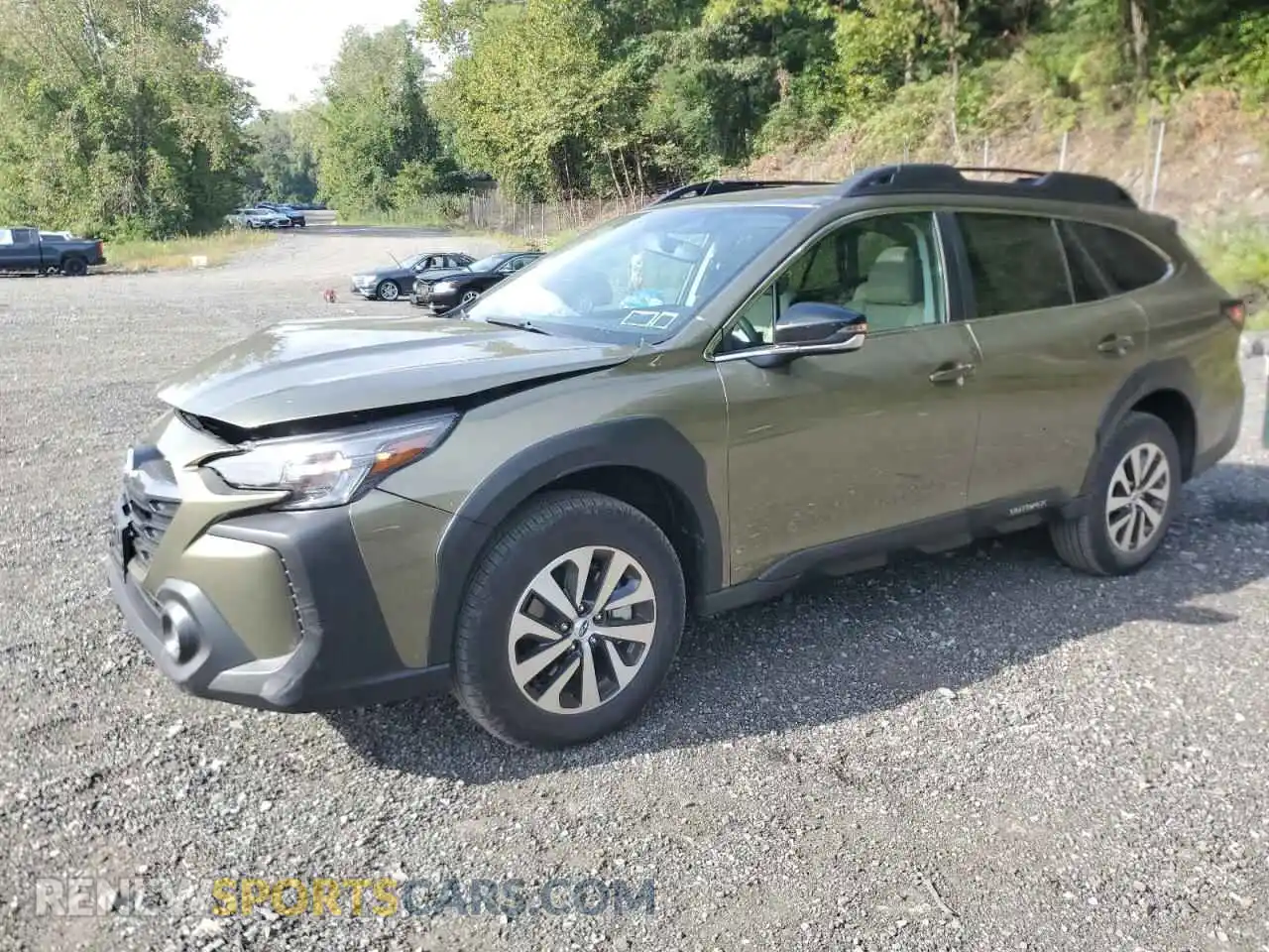 1 Photograph of a damaged car 4S4BTAFC5S3238205 SUBARU OUTBACK 2025