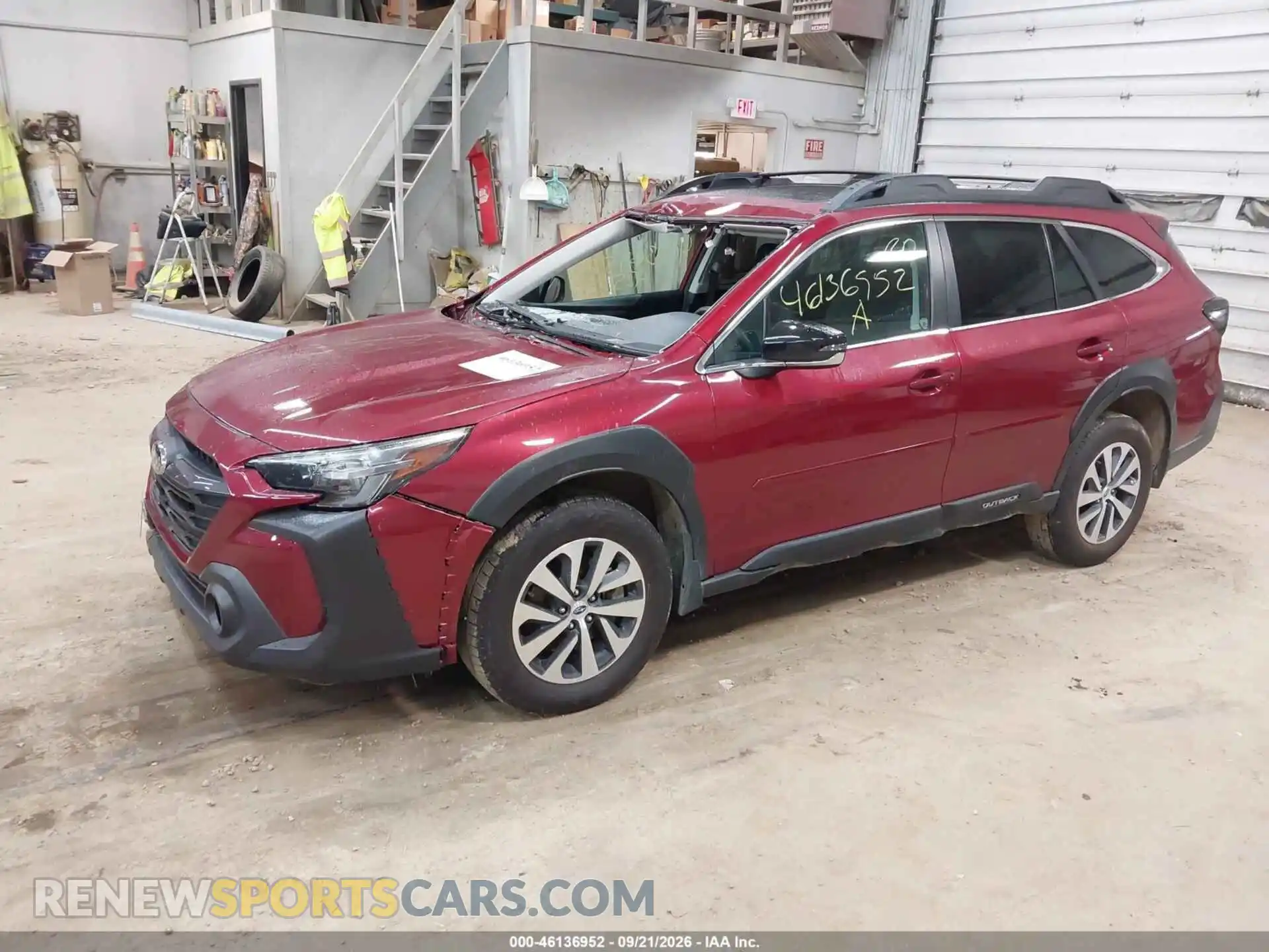 2 Photograph of a damaged car 4S4BTAFC5S3331287 SUBARU OUTBACK 2025